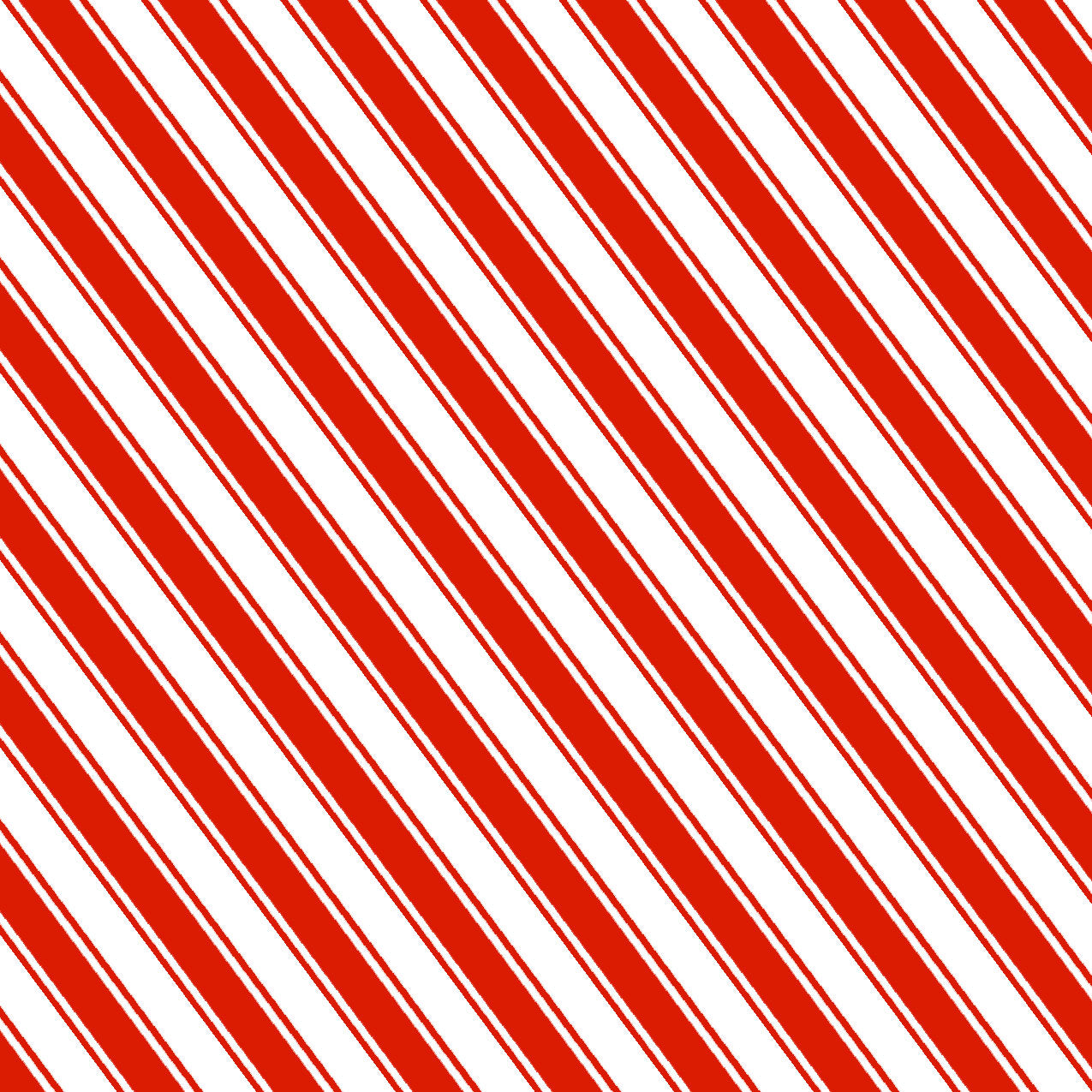 Candy Cane Stripe Edge Design