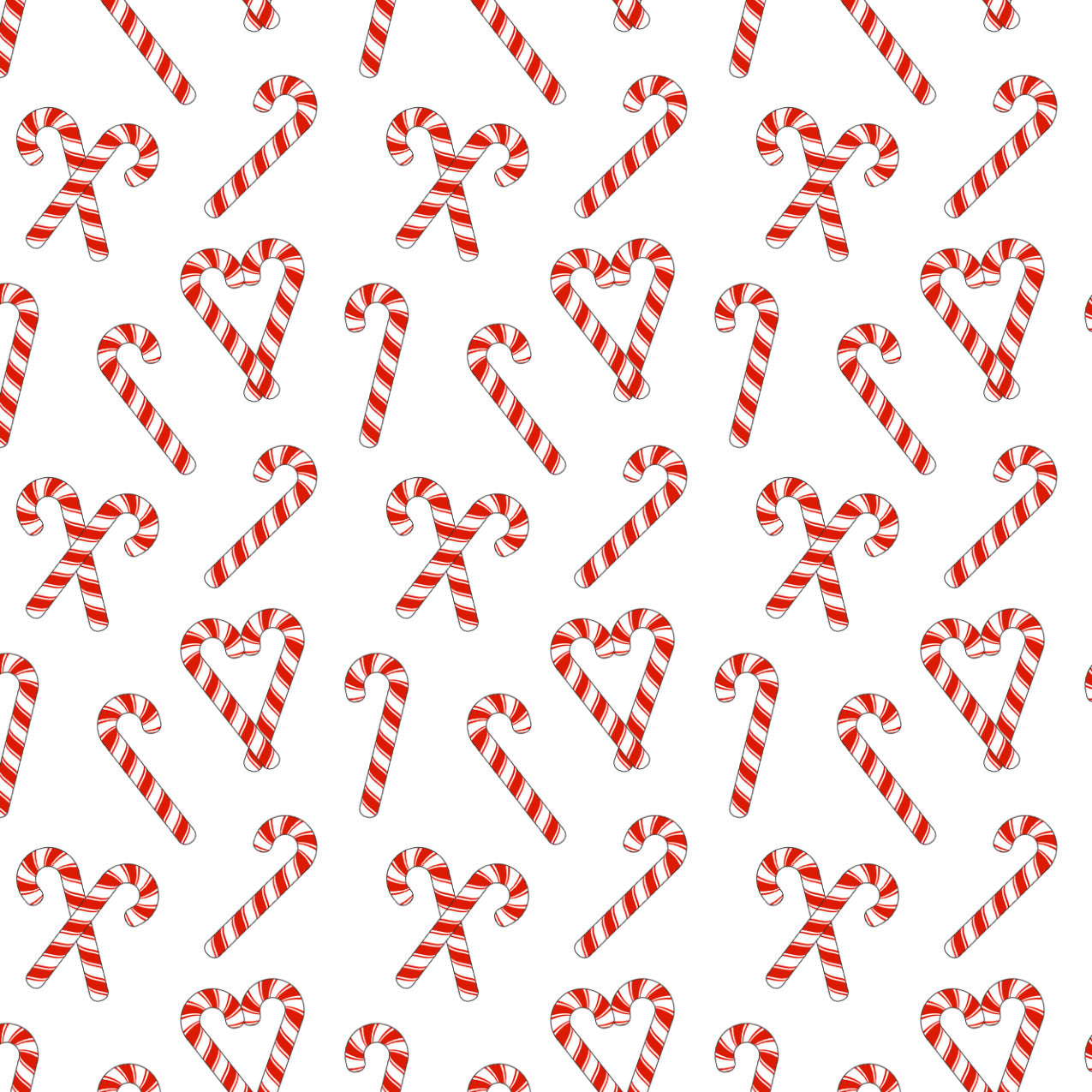 Candy Canes Edge Design