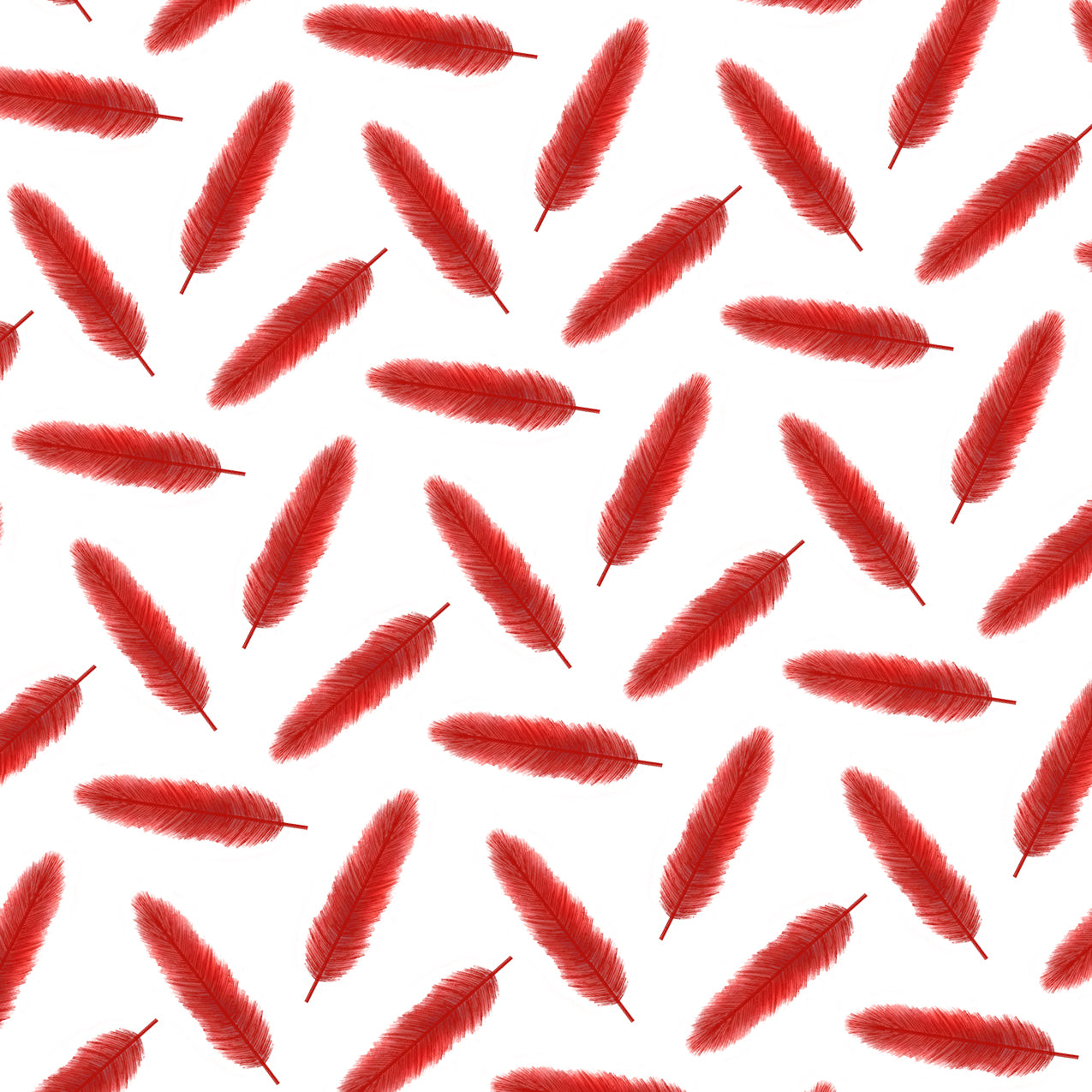 Red Feather Edge Design