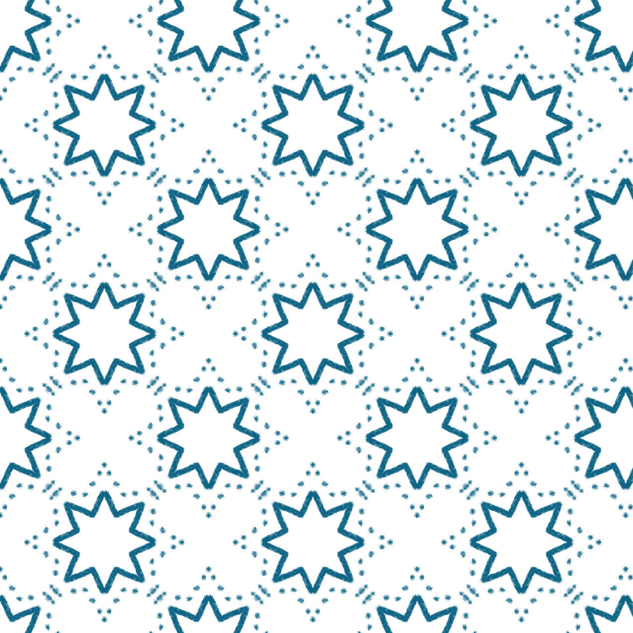 Stars and Dots Edge Design